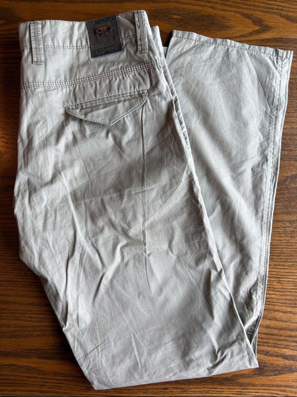 Tumi Light Gray Casual Chino Pants